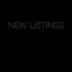 New listings